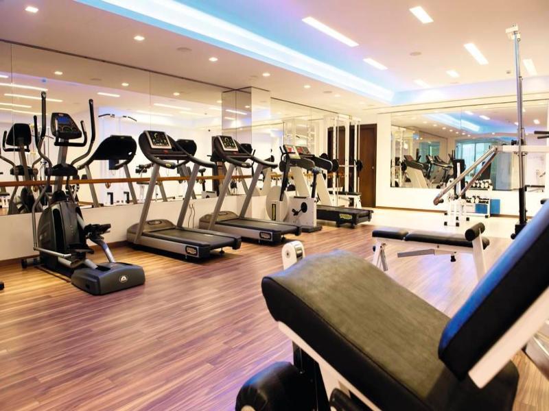 Gym rooms in the Singapore hotel in district 1