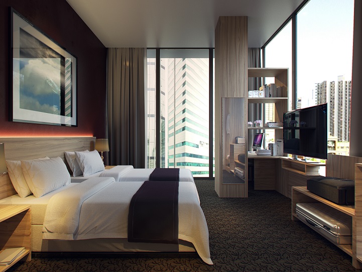 Luxury bedroom in Bay Hotel