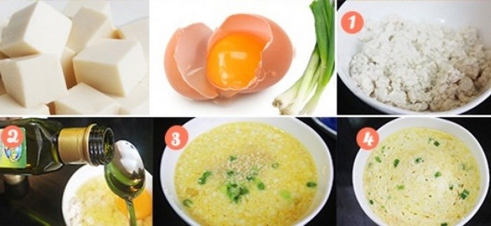 Các bước chế biến món đậu phụ trứng gà bằng hình ảnh