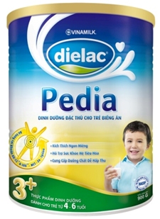 Dielac Pedia cho trẻ biếng ăn